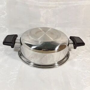 Stainless Steel Cookware with Black Handles